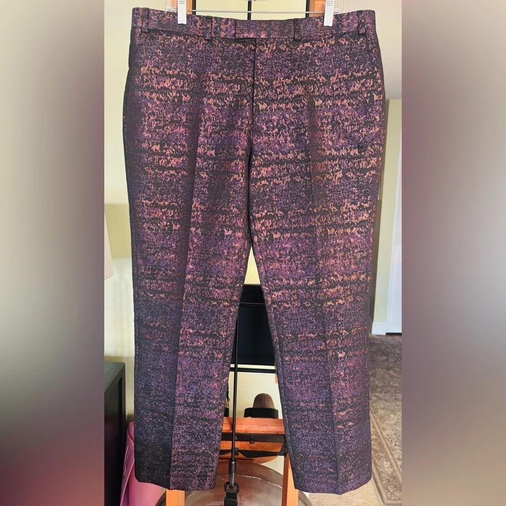 NWOT Topman Purple Shimmer Suit Set Size 42R